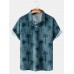 Coconut Palm Casual Short Sleeve Polo Shirt