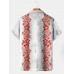 Tropical Hibiscus Coconut Casual Polo Shirt