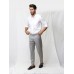 Men's Dress Pant Trouser Formal Grey